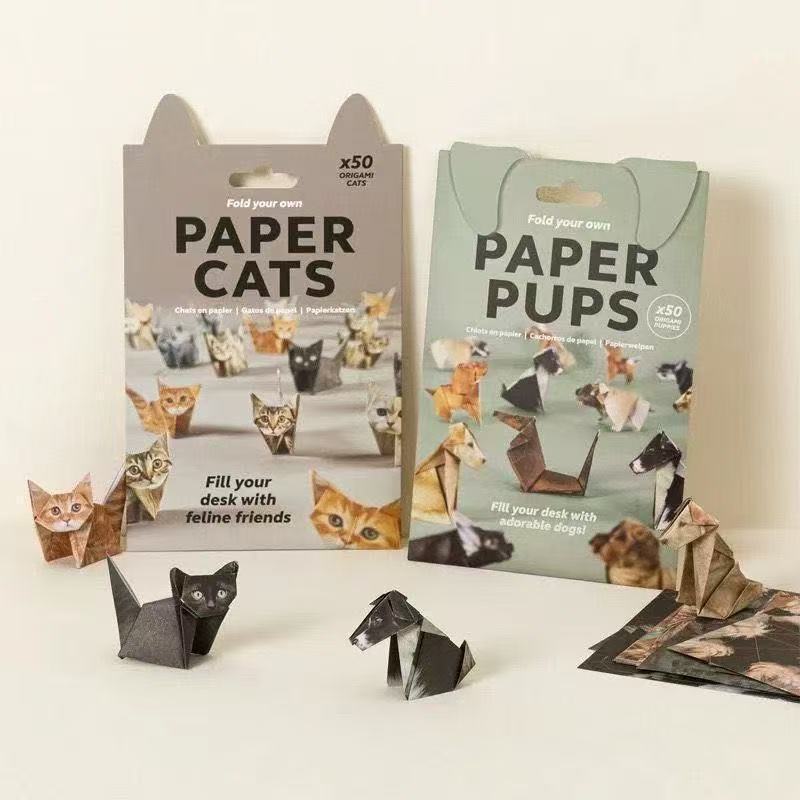 Art Craft With Paper - Creatieve katten honden origami papier DIY