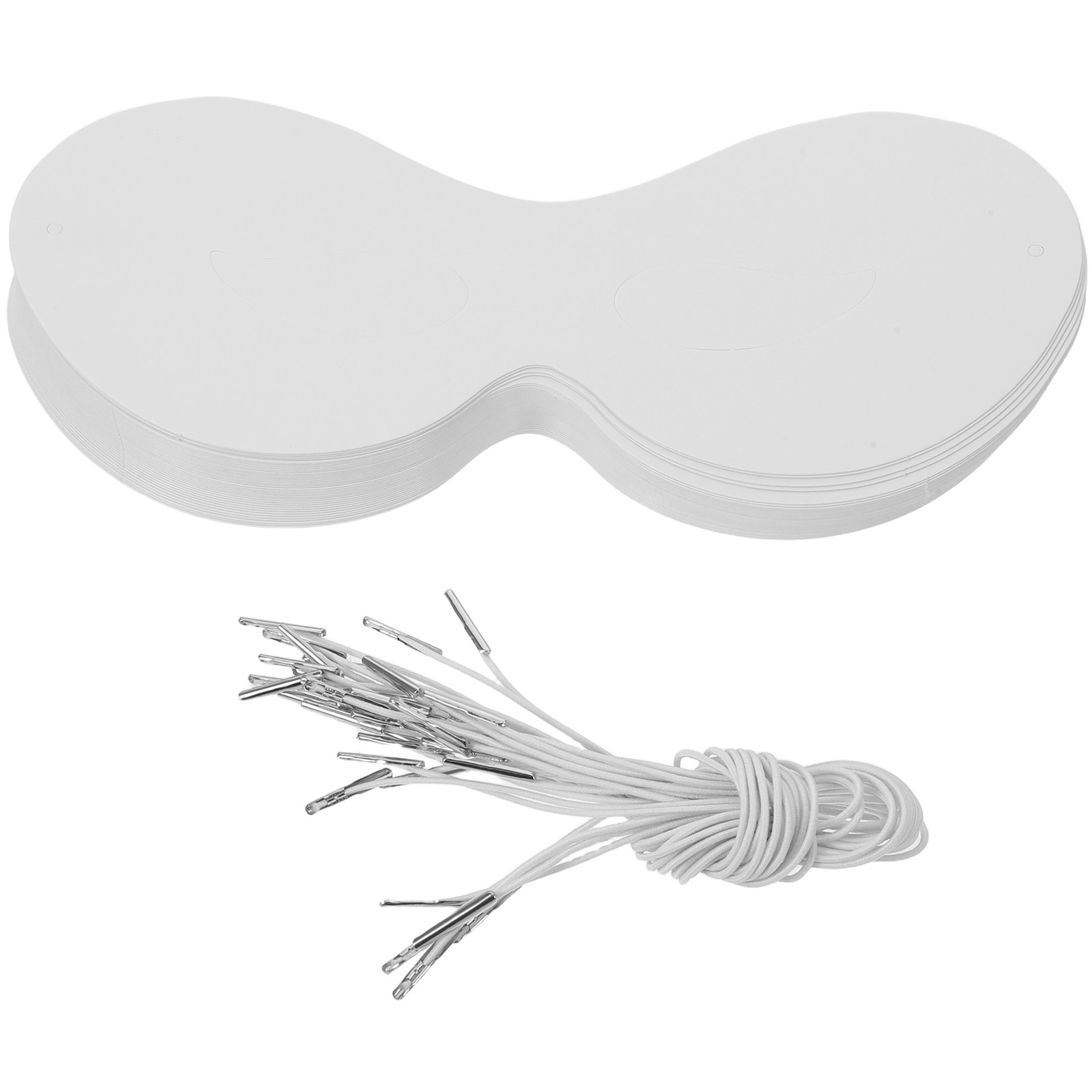 Art Craft With Paper - 40 stuks blanco maskers voor kinderen,