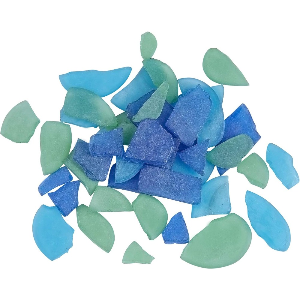 Art Craft Kit - 3-kleuren glas kobaltblauw aqua en mat