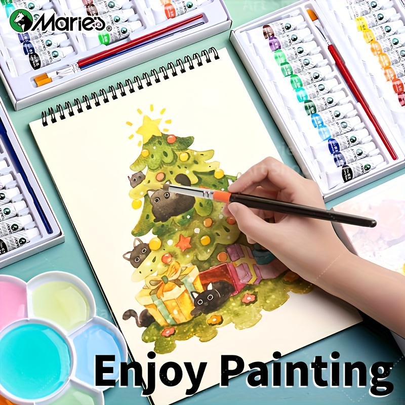 Gouacheverfset 36 kleuren 12 m - Gouache Paint Set recensie en prijs