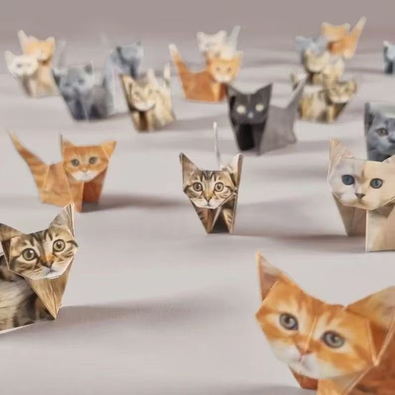 Creatieve katten honden origam - Art Craft With Paper recensie en prijs