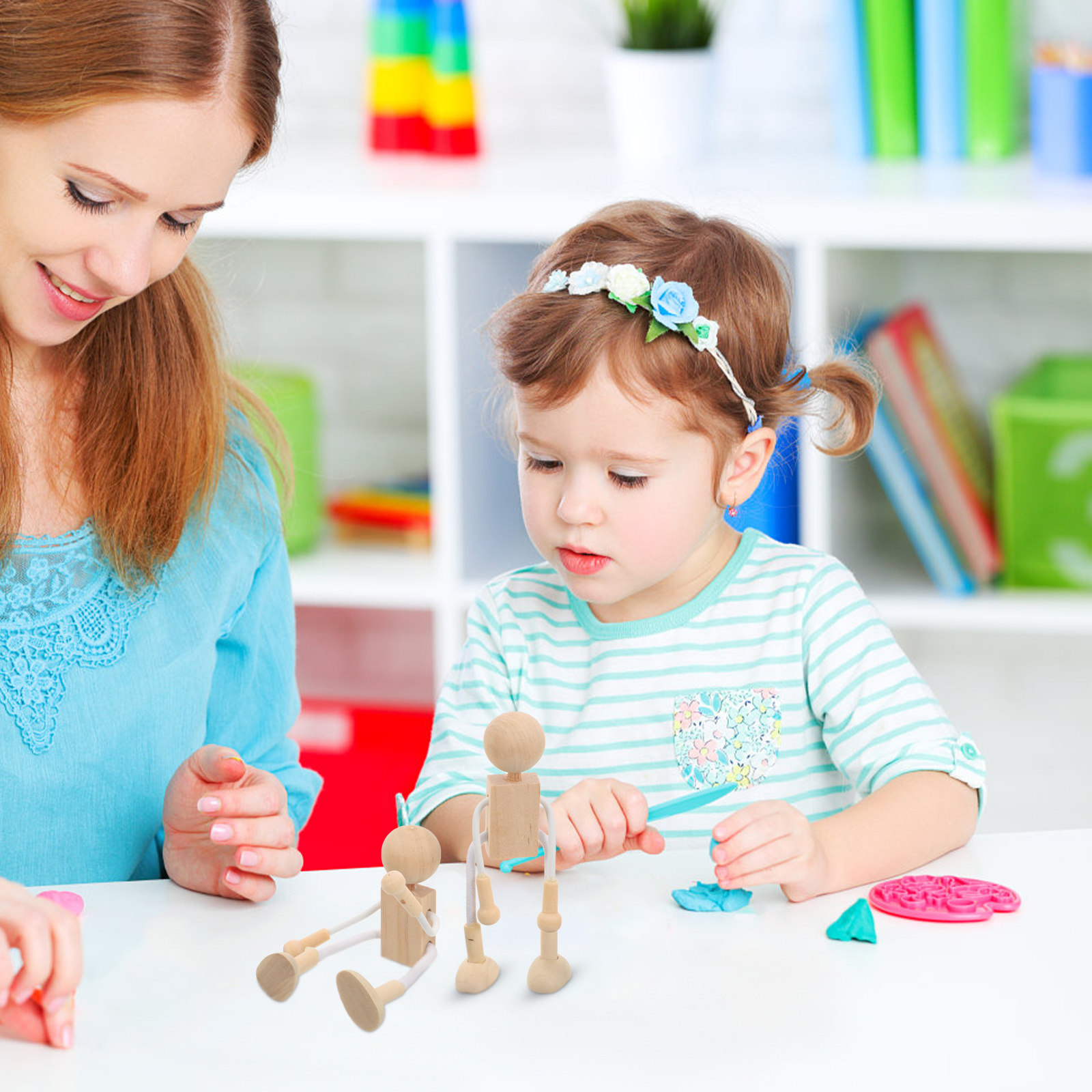 4-delige houten figuurtjes set - Art Craft Kit recensie en prijs