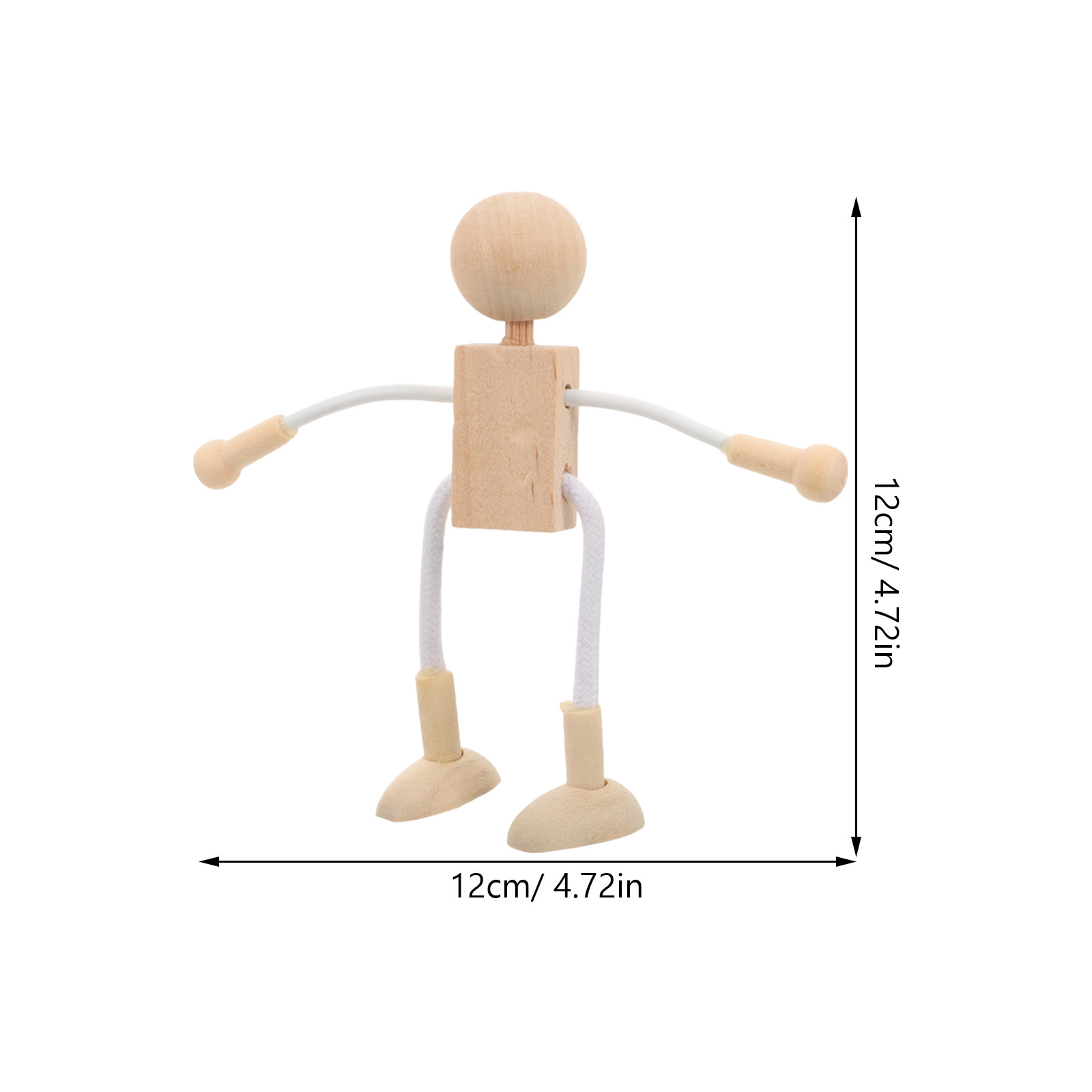 4-delige houten figuurtjes set - Art Craft Kit recensie en prijs