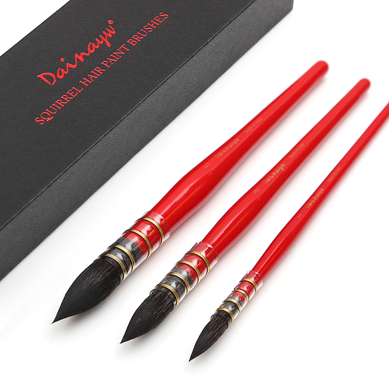 Dainayw 3-borstels rond eekhoo - Gouache Paint Set recensie en prijs