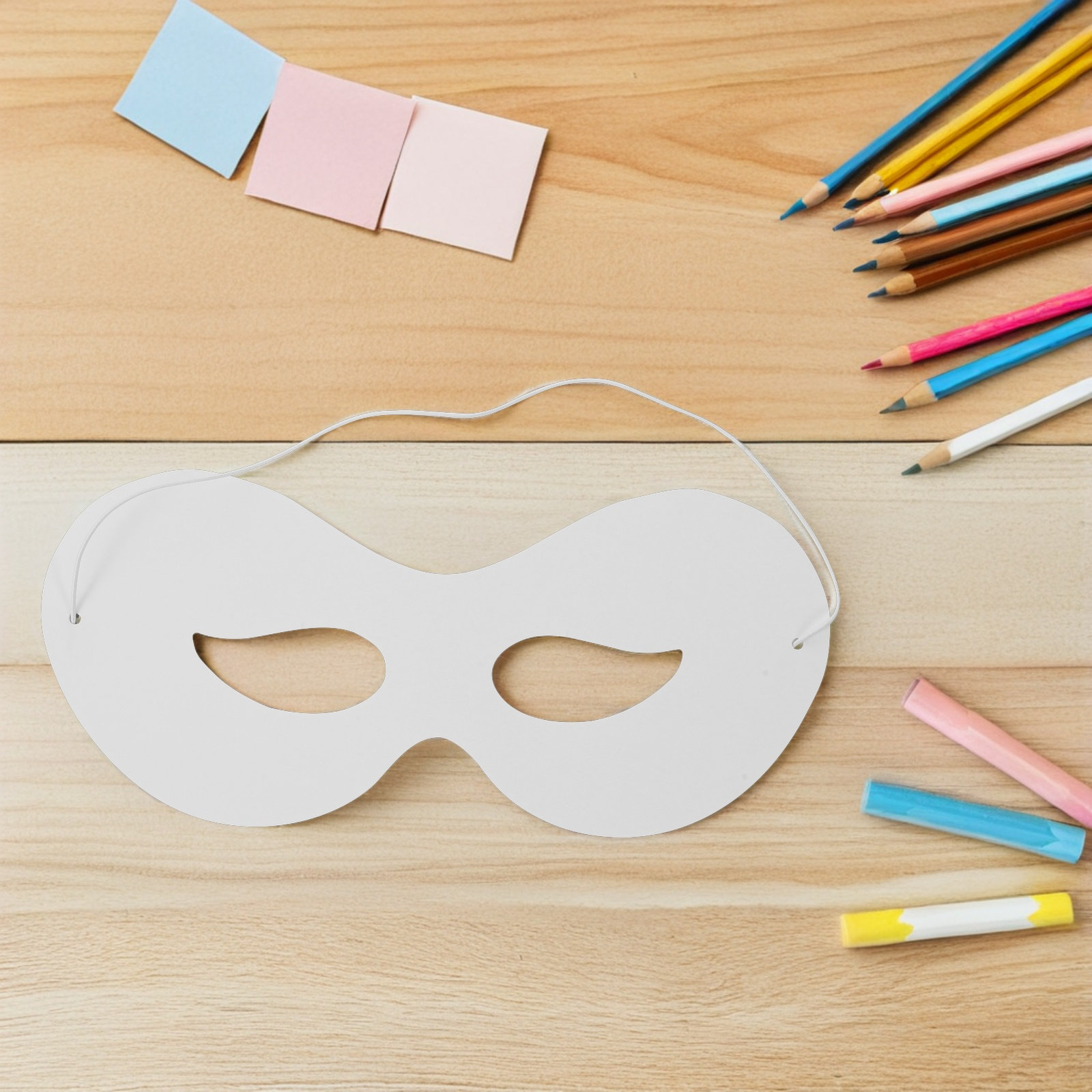 40 stuks blanco maskers voor k - Art Craft With Paper recensie en prijs