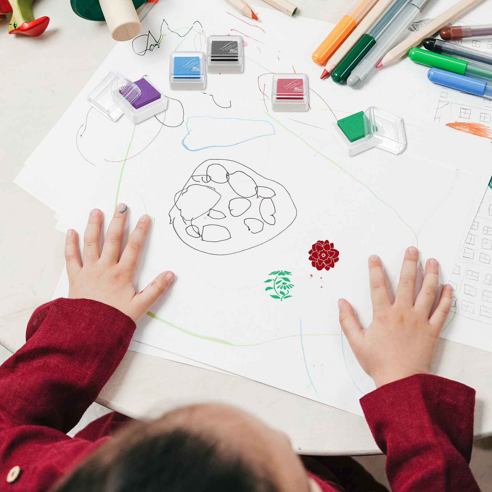 Sneldrogende inktstempelkussen - Art And Craft For Nursery recensie en prijs