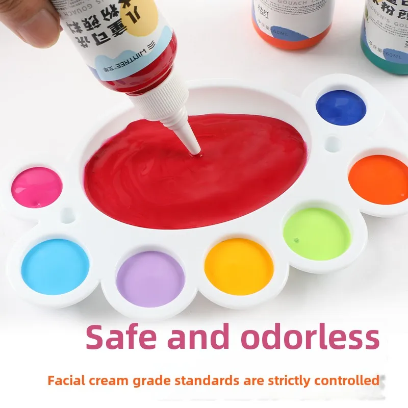 12 kleuren, 60 ml, wasbare gou - Gouache Paint Set recensie en prijs