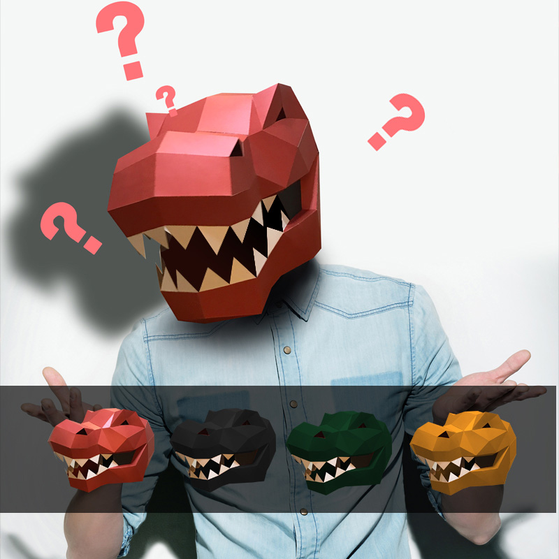 Tyrannosaurus Rex Dier Masker  - Art Craft Cardboard recensie en prijs