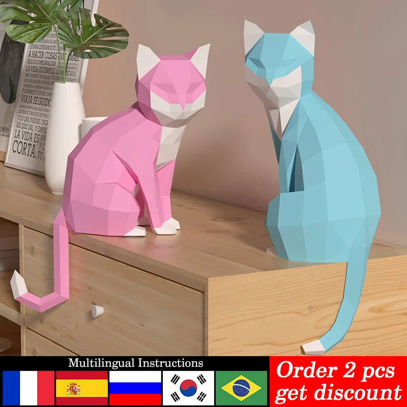 1 paar Liefhebbers Kat Dier De - Art Craft Cardboard recensie en prijs