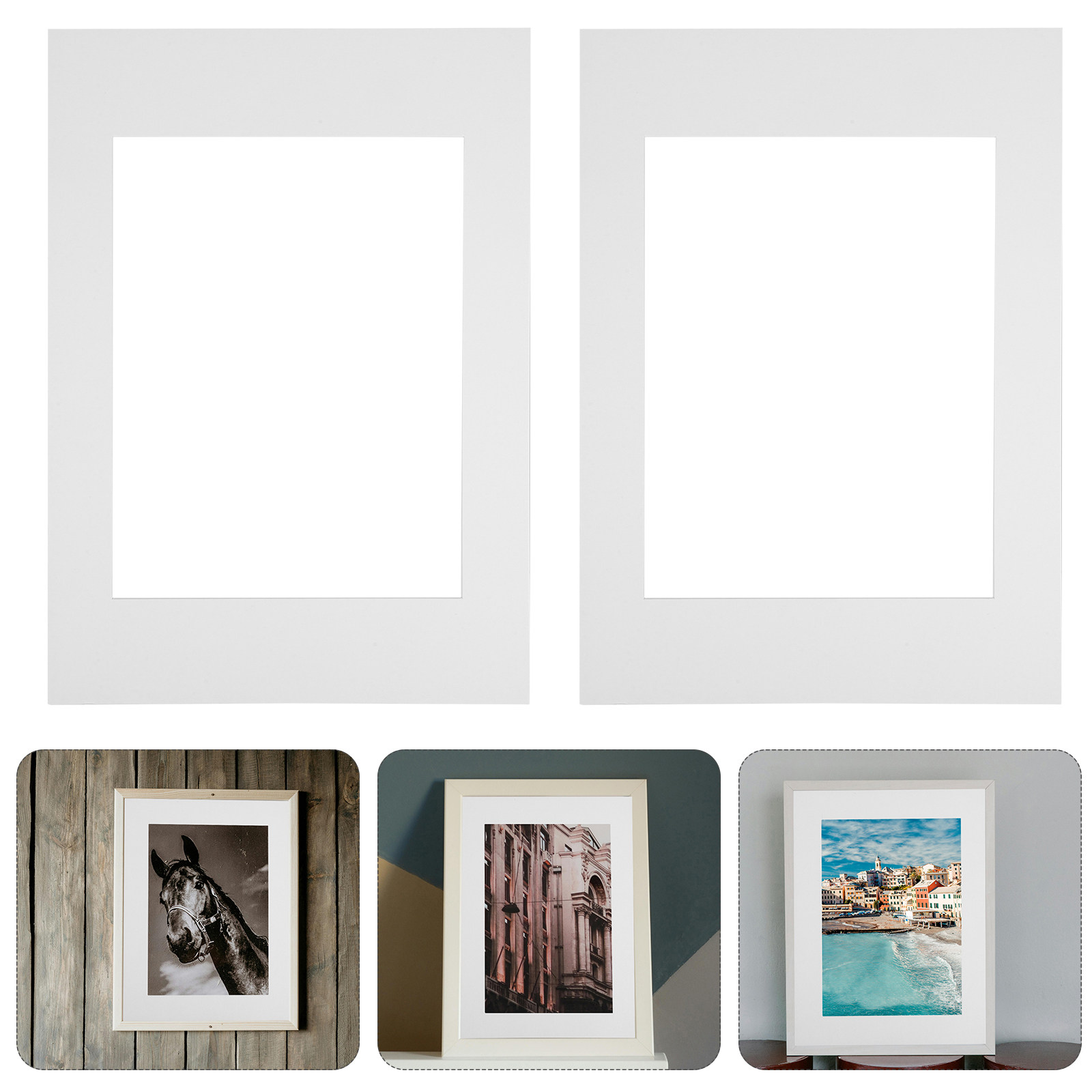 10 stuks witte kartonnen matje - Art Craft Cardboard recensie en prijs