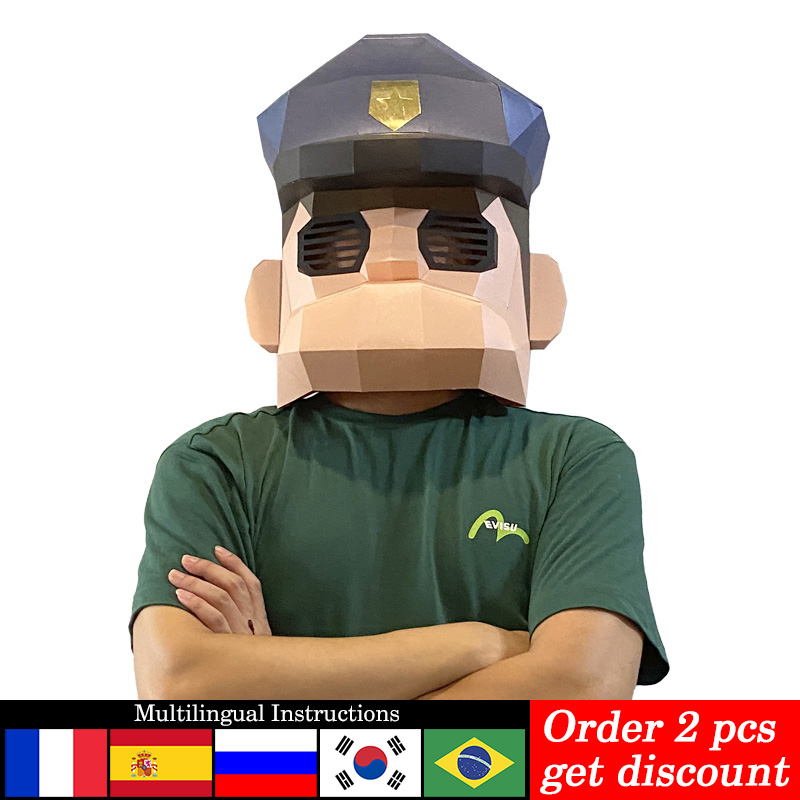 Cartoon Politie Masker Papier  - Art Craft Cardboard recensie en prijs