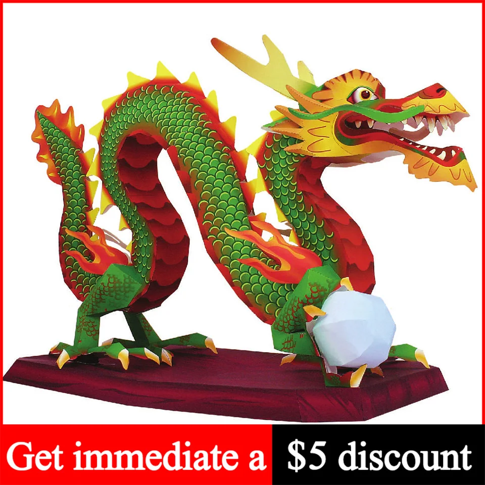 Chinese Draak Loong Handgemaak - Art Craft Cardboard recensie en prijs